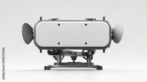 A compact booster with a unique folding antenna mechanism