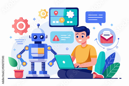 AI bot and programmer designing app features