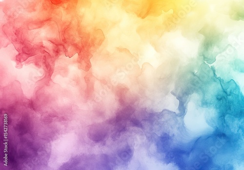 Abstract watercolor wash, soft color blends