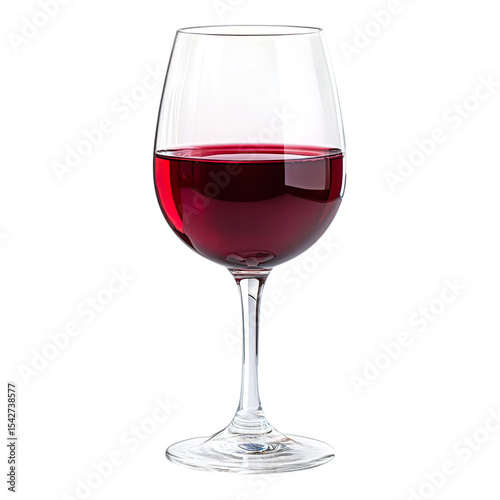 glass of red wine isolated on transparent background png
