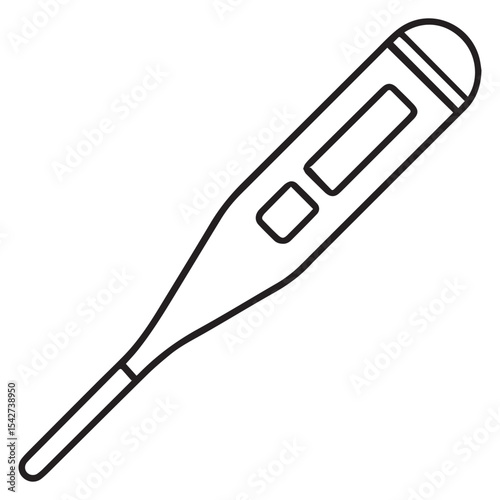 Digital Thermometer Accurate Temperature Measurement for Health Monitoring