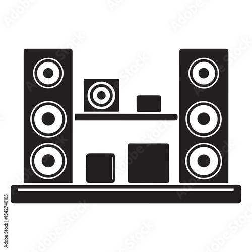 set of audio speakers