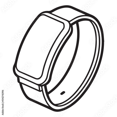 Modern Smartwatch Design Sleek, Minimalist, and Technologically Advanced Wrist Wearable