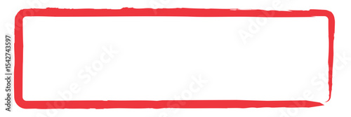 Set of red brush painted ink stamp frames with place for your design element. red brush painted ink stamp heart frame on transparent background. Eps 10.  