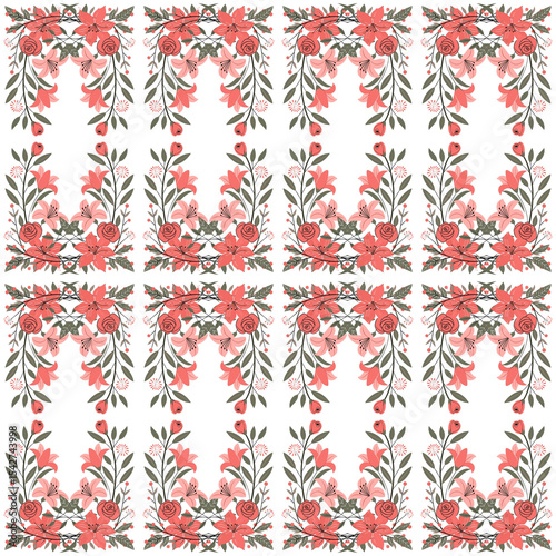 vector illustration background of seamless pattern