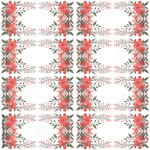 vector illustration background of seamless pattern