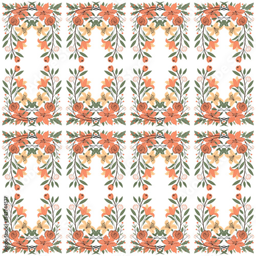 vector illustration background of seamless pattern