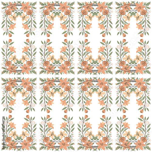 vector illustration background of seamless pattern