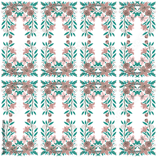 vector illustration background of seamless pattern