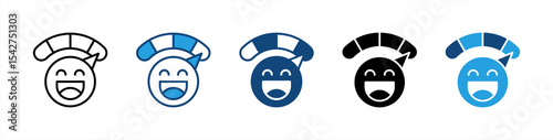 Happy icon sheet multiple style collection