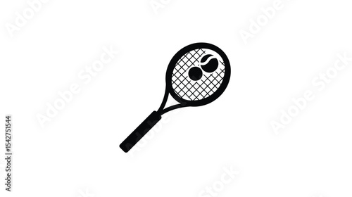 Tennis Racket and Balls:  A Classic Sports Icon