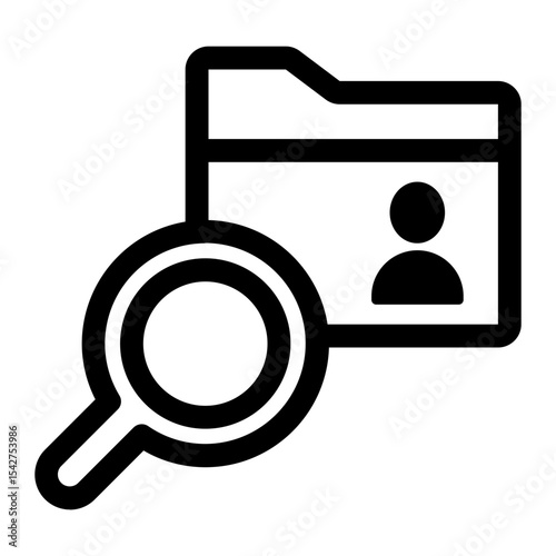 Employee Profile Search Icon