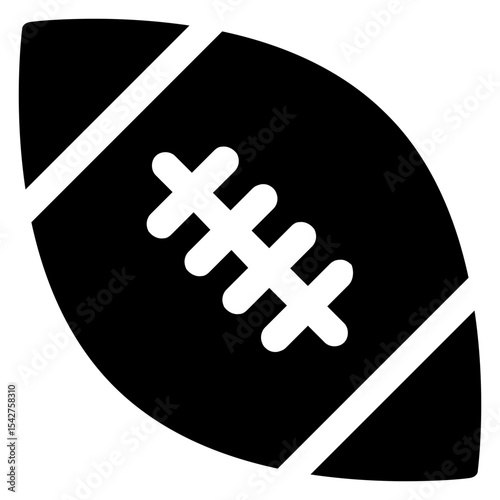 American Football Icon Black_1