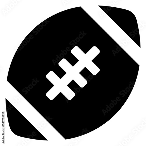 American Football Icon Black_2