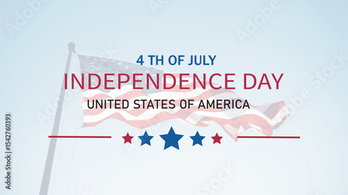 The 4th of July, Independence Day, USA 