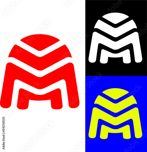 Futuristic Robot Icon Vector 