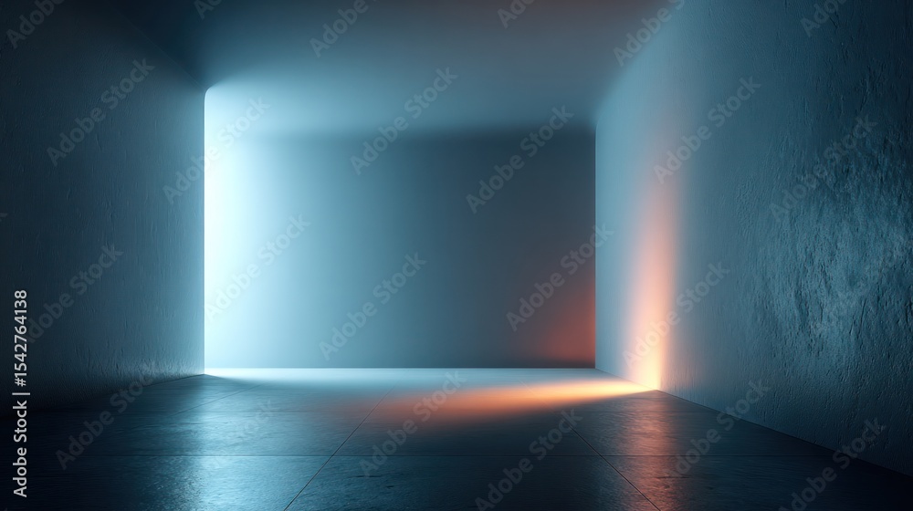 Contemporary gradient layout on smooth surface, emphasizing clarity and simplicity