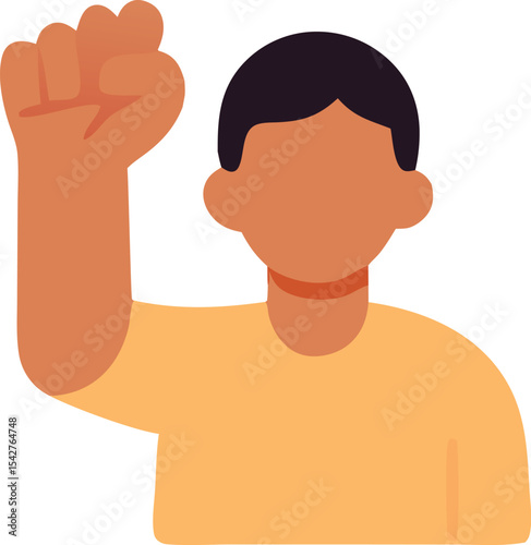 Protest Solidarity Raised Fist Icon