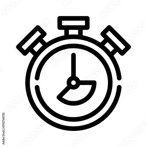 countdown timer line icon