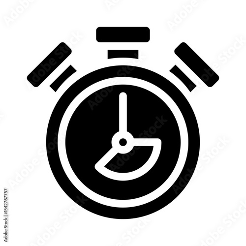 countdown timer glyph icon