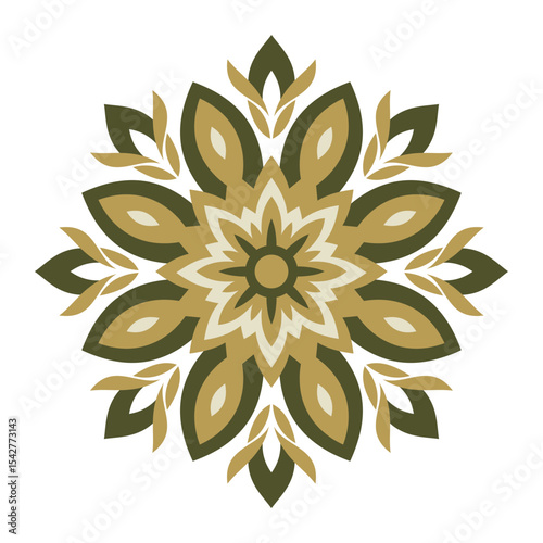 Decorative Floral Mandala Design