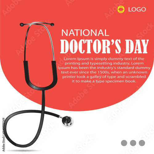 National Doctor's Day vector illustration. Doctor's Day vector design. Doctor's Day