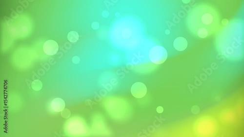Blurred green and blue lights.