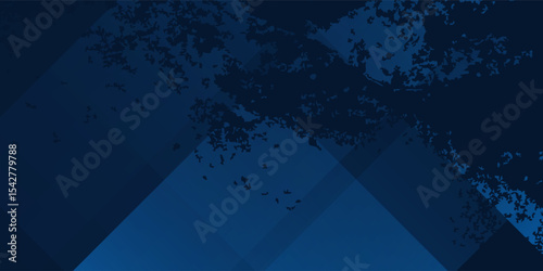 Abstract grunnge background gradient dark navy blue banner art modern simple