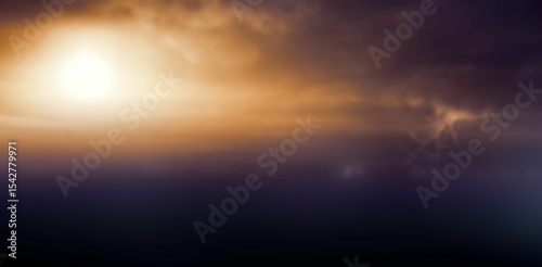 Panoramic view of sky with sun