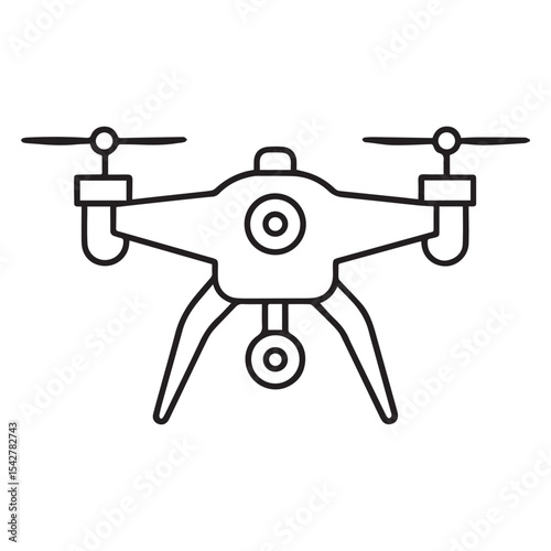 drone flying over a landscape