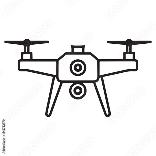 drone flying over a landscape