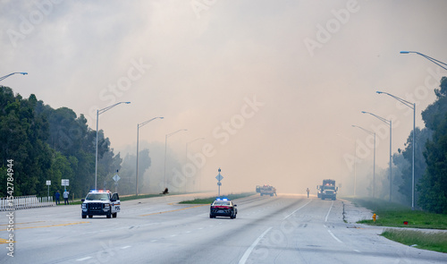 Fire in Miami at Chrome and SW 8th Street