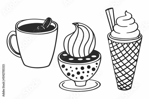 coffee and ice cream