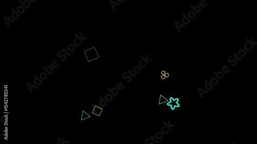 Circle Burst fireworks animation featuring a burst of color with moving  circles and flashing light. Black screen. dust, effect, multiple, loop, burst, bubble, boom, blast, action, expression. blast.