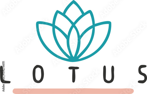 Lotus Flower Logo Inspirations design template , vector Illustration