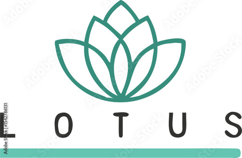 Lotus Flower Logo Inspirations design template , vector Illustration