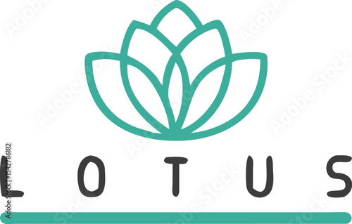 Lotus Flower Logo Inspirations design template , vector Illustration