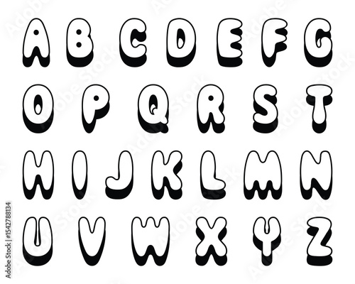Colorful Handmade Alphabet Letters – Clay, Wood, and Scrabble Styles on White Background.