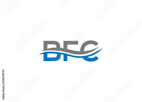 BFC modern Logo Design Business Branding vector icon template