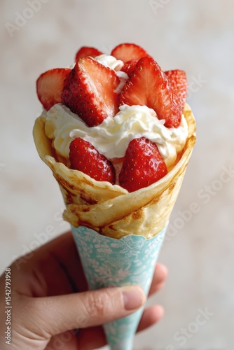 いちごクレープ