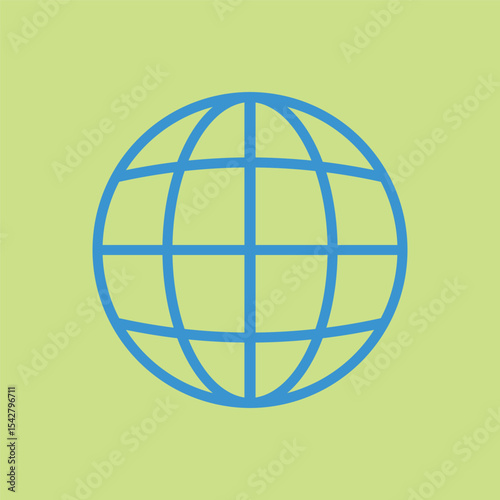 Globe with shaded continents and deep color contrast builds a rich and useful study icon.