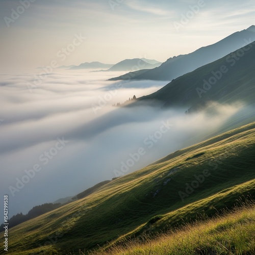sunrise in the mountains photo
