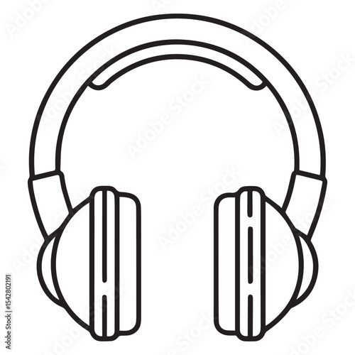 headphones icon vector illustration