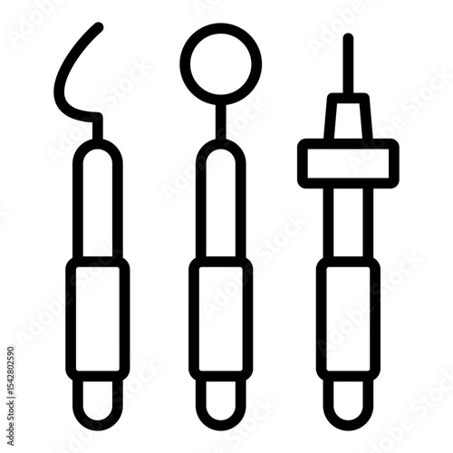 Dental Probe Icon