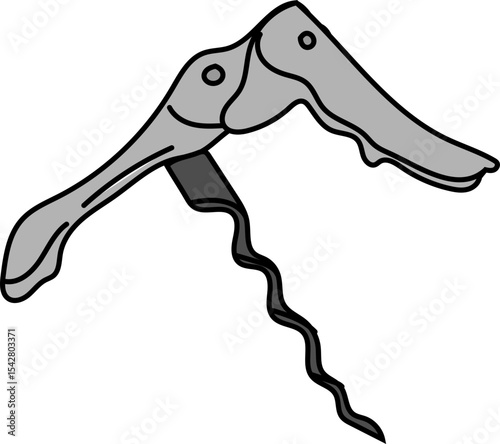 Hand Drawn Doodle of Grapes, Wine Bottles, Glasses, Corkscrews and Barrels – Winery and Vineyard Themed Vector Set