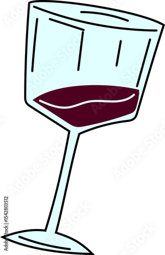 Hand Drawn Doodle of Grapes, Wine Bottles, Glasses, Corkscrews and Barrels – Winery and Vineyard Themed Vector Set