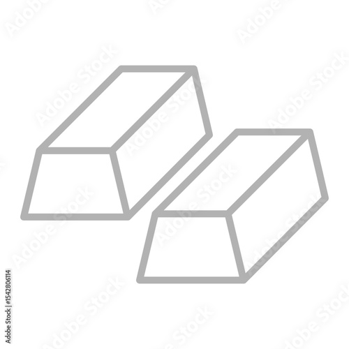 Gold Bar Icon Design