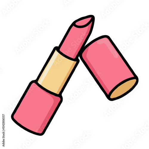 lipstick on white background