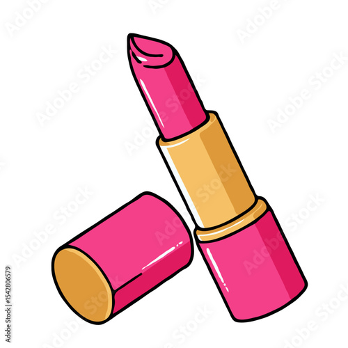 lipstick on white background