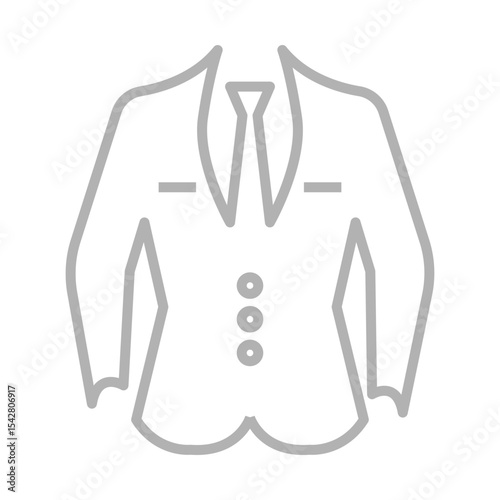 Elegant Suit Icon Design